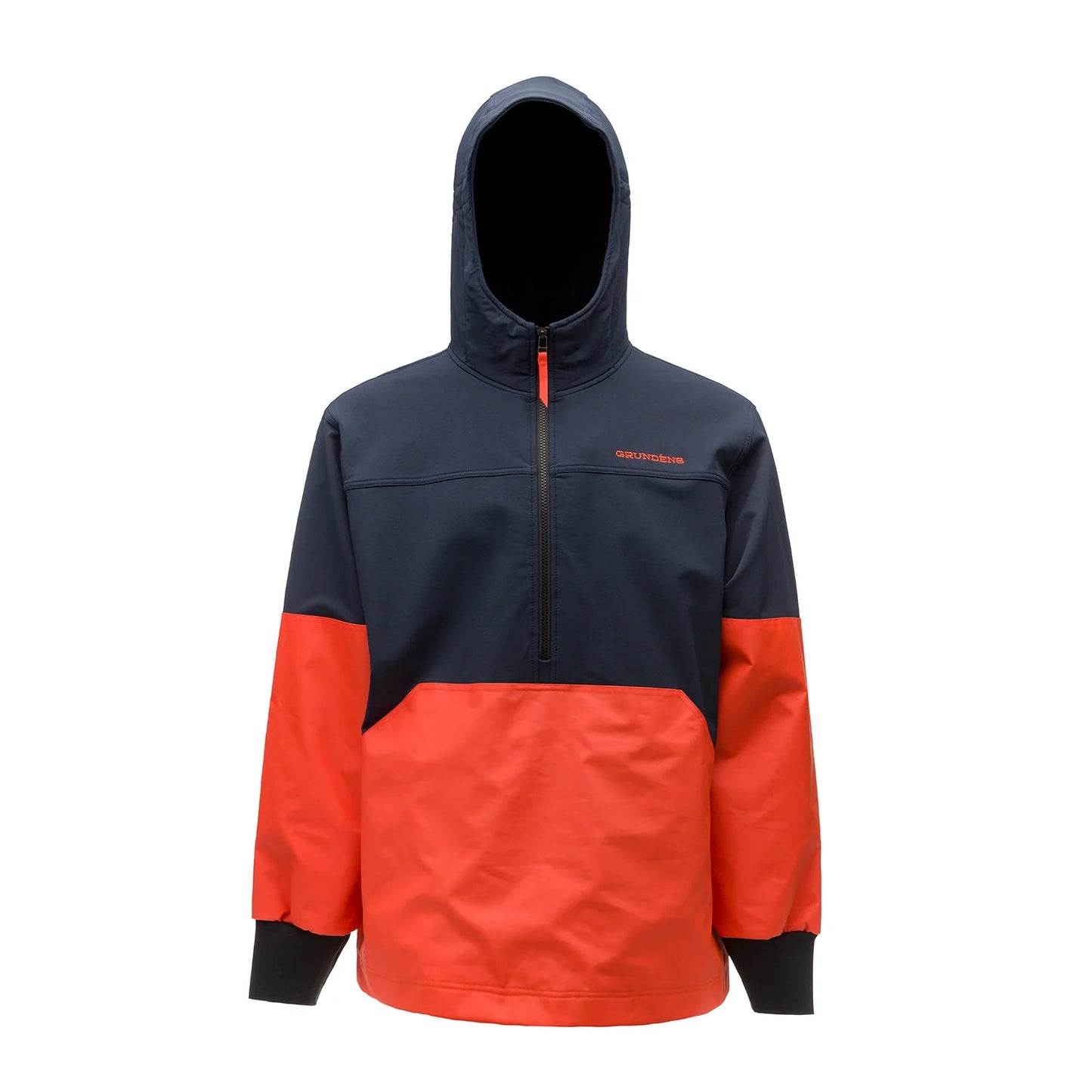 GRUNDÈNS Fishpicking Anorak navy/orange