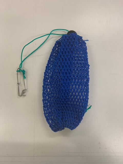 Bait bag with drawstring Blue