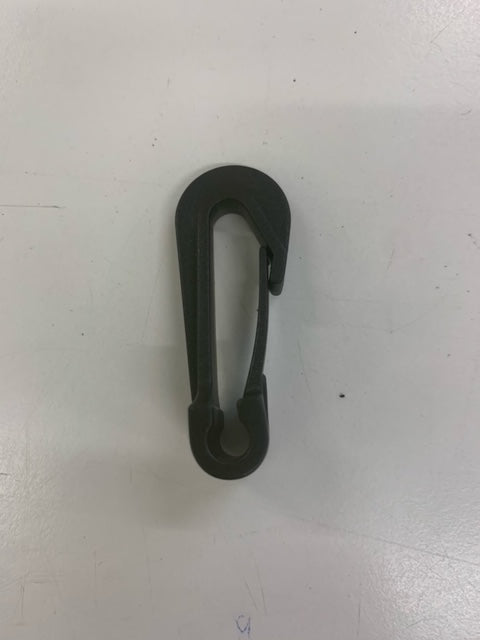 Cabin hook in plastic, black, 10-pack