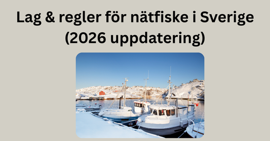 Lag & regler för nätfiske i Sverige (2026 uppdatering)