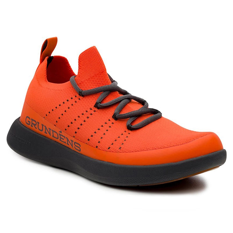 GRUNDÈNS Sea Knit Boat Shoe Red/Orange